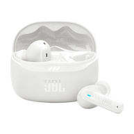 JBL Tune Beam 2 - White - True Wireless Noise Cancelling Earbuds - Hero